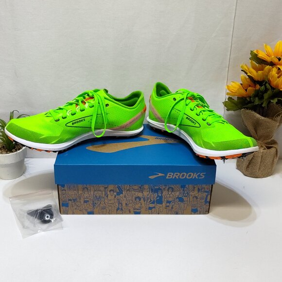 Brooks Draft XC Spiked Running Shoes For Speed Neutral Runner Men 8.5M / WMN 10M - Picture 6 of 10